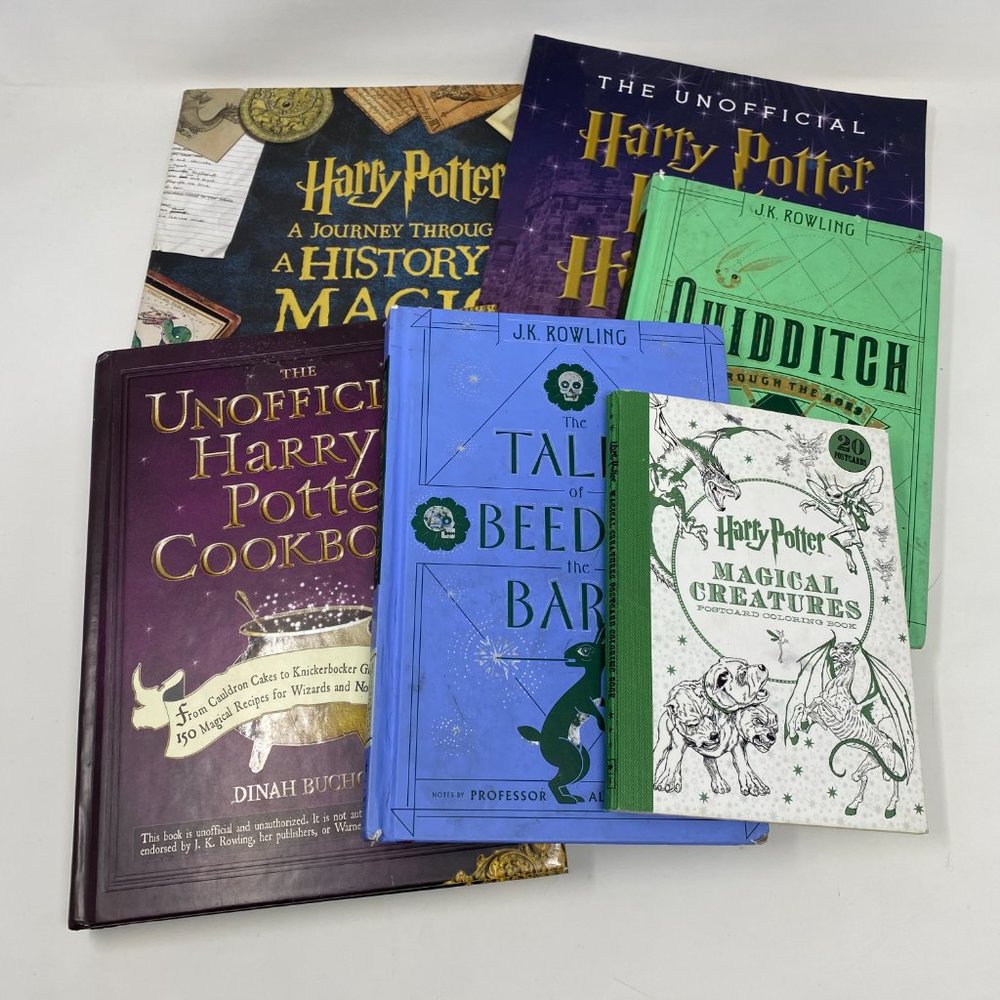 Harry Potter Wizarding World Book Lot of 6